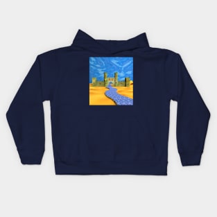 Desert castle Kids Hoodie